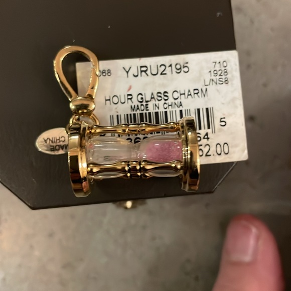Retired Juicy Couture pink hourglass charm YJRU2195 new in box - Picture 15 of 17